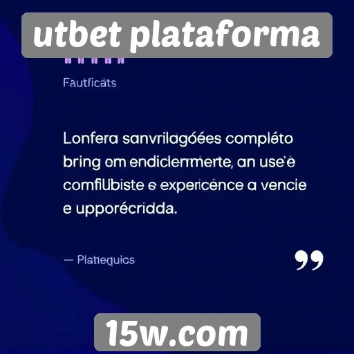 atendimento ao cliente da utbet plataforma avaliado por usuários
